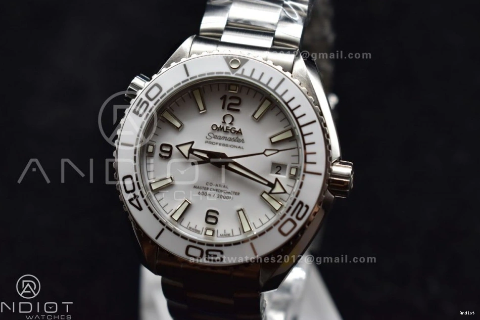 VS Ocean White Made 39.5mm 600m Factory 1:1 like Seamaster Genuine Planet 1228